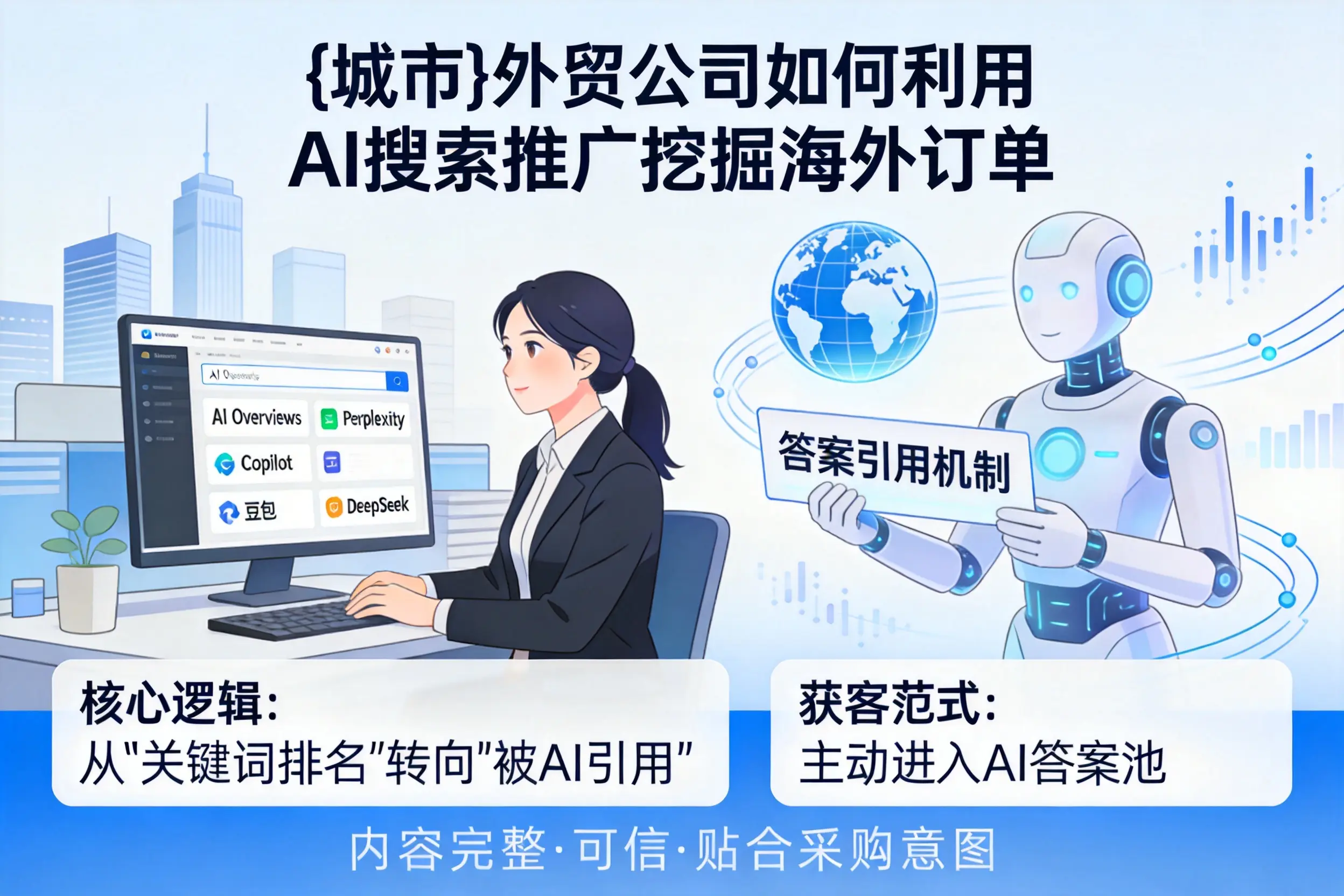 鞍山外贸公司如何利用AI搜索推广挖掘海外订单