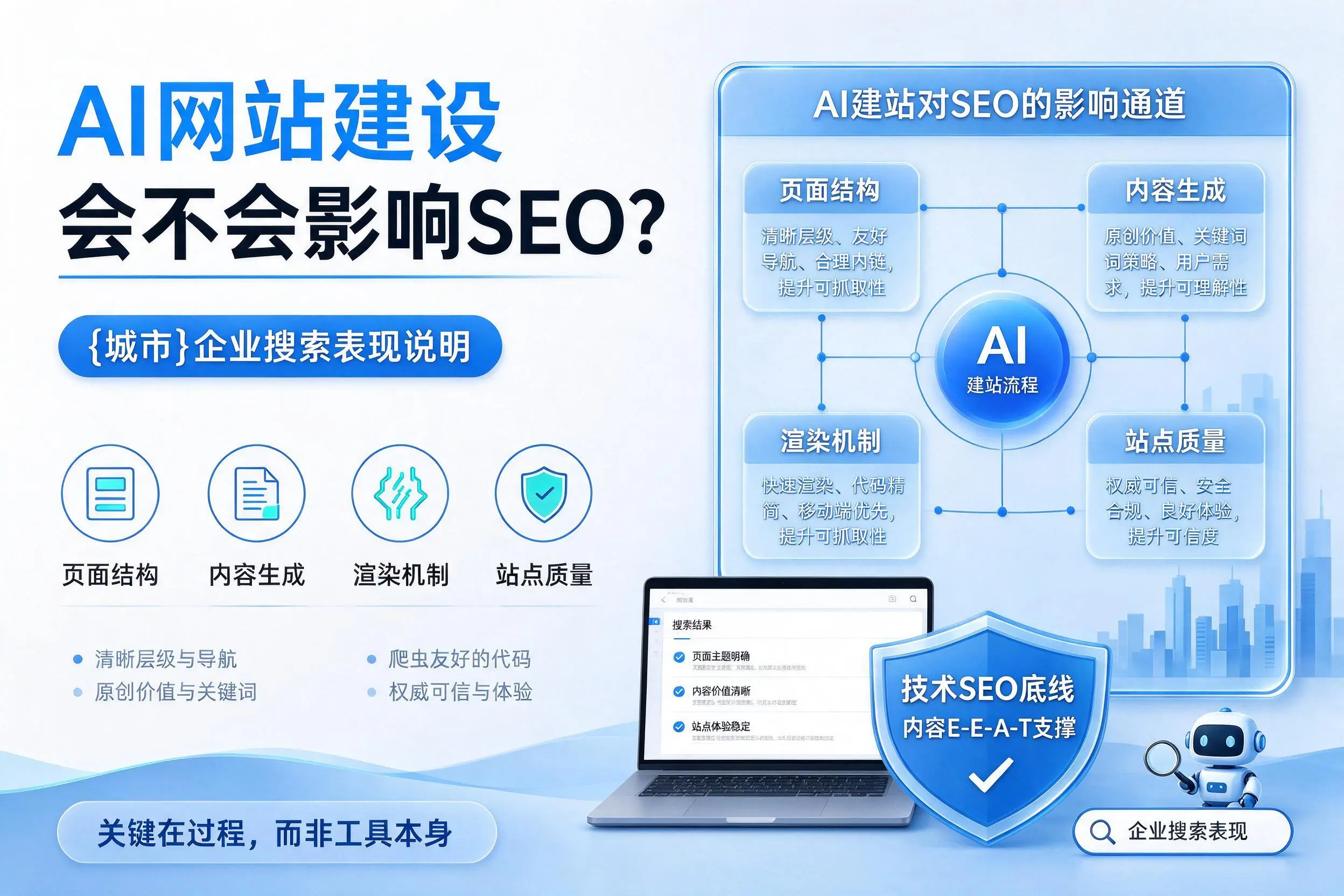 AI网站建设会不会影响SEO？鞍山企业搜索表现说明