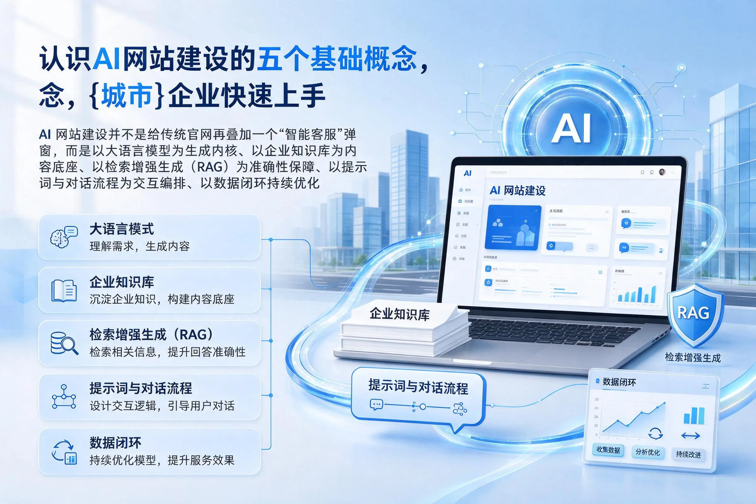 认识AI网站建设的五个基础概念，鞍山企业快速上手