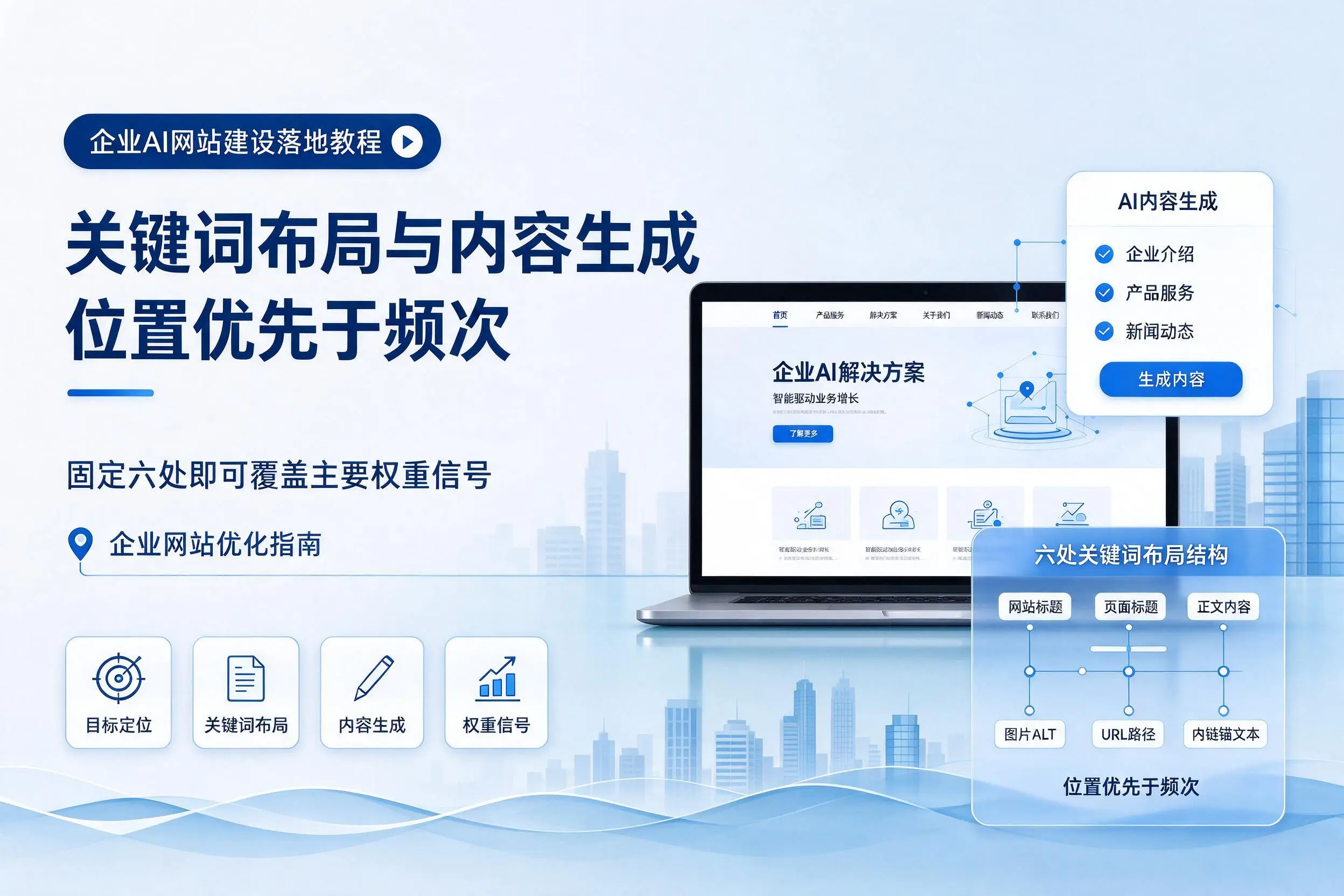 鞍山企业AI网站建设落地教程：关键词布局与内容生成