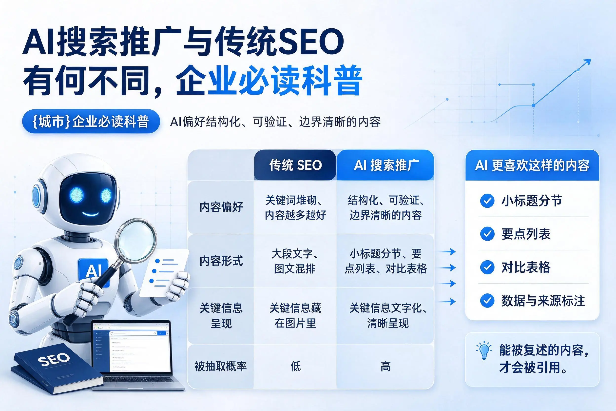 AI搜索推广与传统SEO有何不同，鞍山企业必读科普