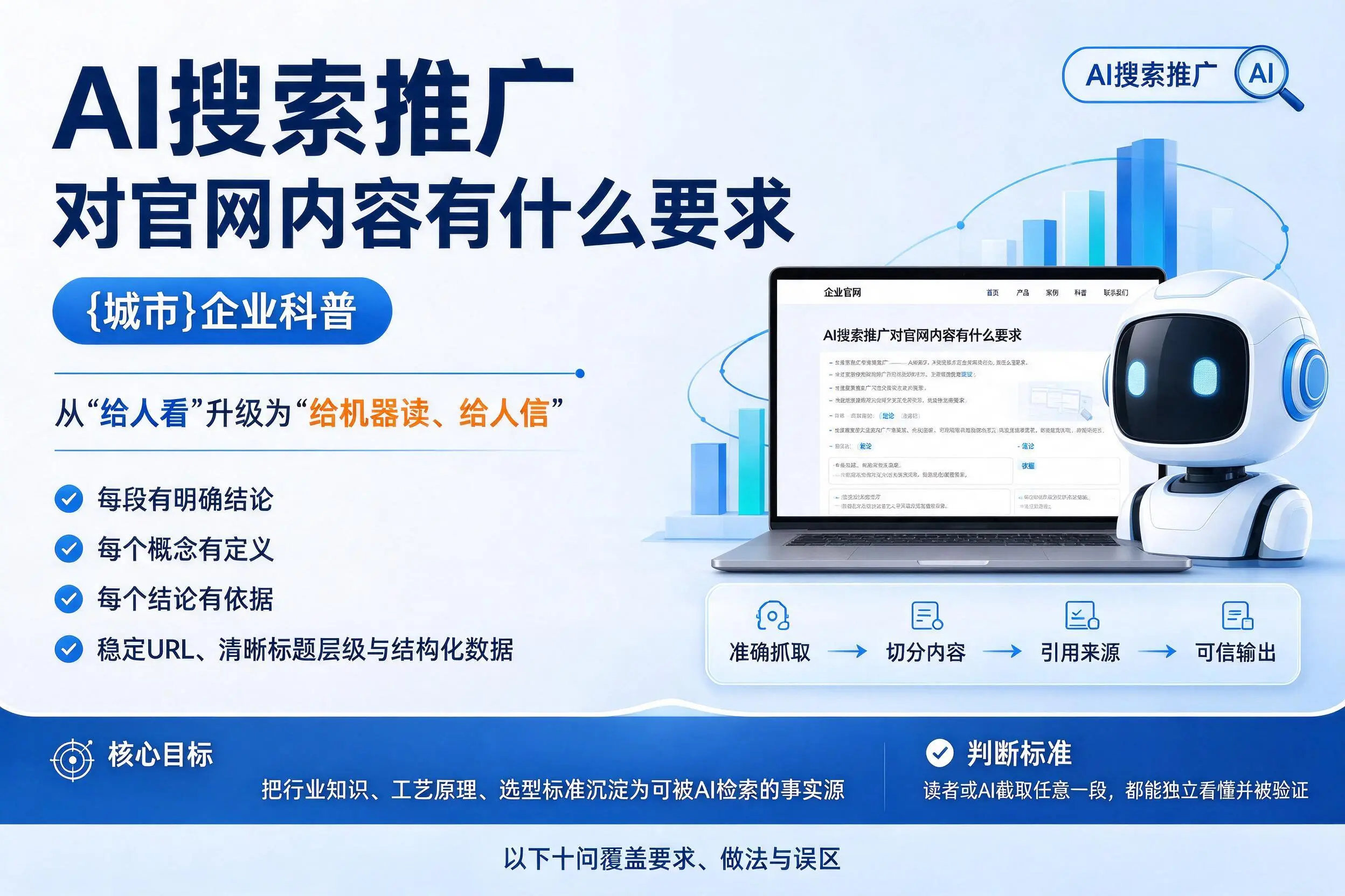 AI搜索推广对官网内容有什么要求，鞍山企业科普